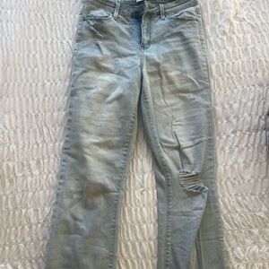 RSQ Blue Flare Wide Leg Jeans